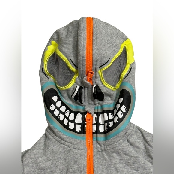Stella McCartney Kids Monsters Halloween Hoodie in Gray Size 4 Unisex - Picture 1 of 11